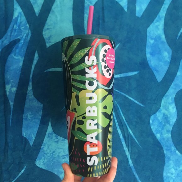 *NEW* ⭐️ Starbucks 🍍Tropical 24oz Tumbler - Picture 3 of 4